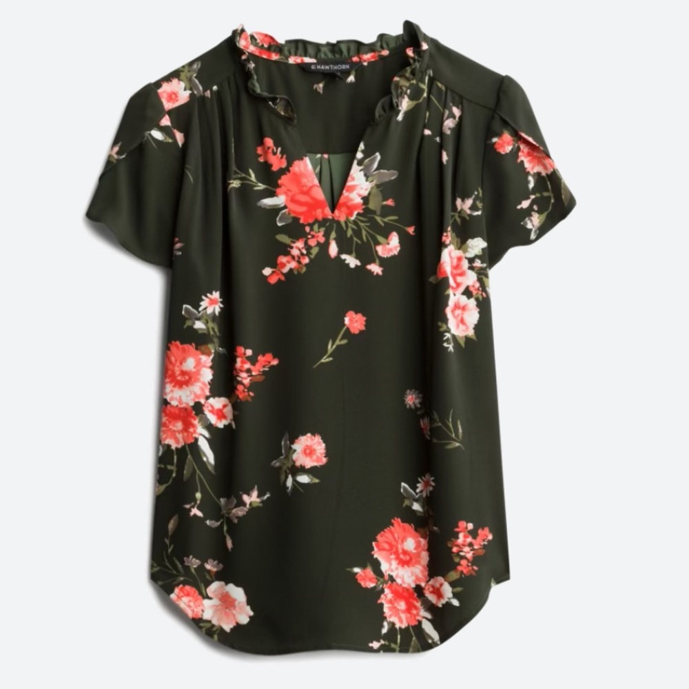 41 Hawthorne Tiffany Tulip Blouse NWOT